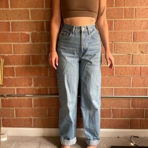 BDG Straight Leg High Rise Baggy Jeans